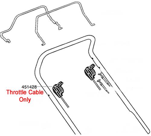 AL-KO Replacement Throttle Cable (AK451428)-image-25988