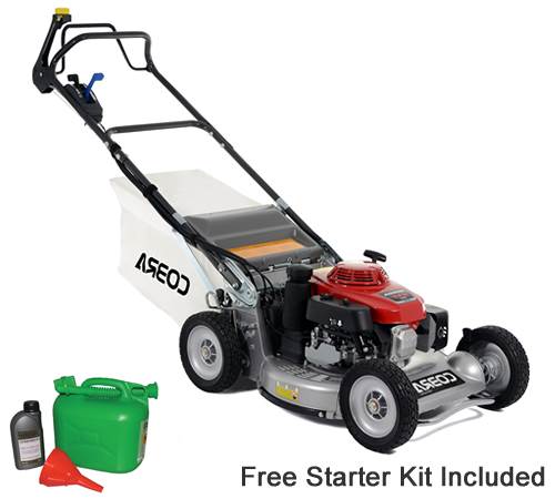 Side view of Cobra M53HST-PRO 21 inch Hydrostatic Petrol Lawnmower