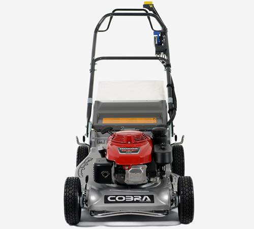 Side view of Cobra RM53SPH 21 inch Petrol Rear Roller Lawnmower