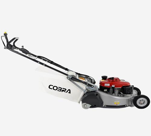 Side view of Cobra RM53SPH 21 inch Petrol Rear Roller Lawnmower