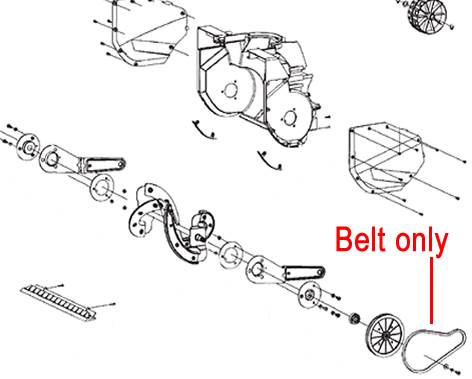 Stiga Snow Electric Blower Belt 1811-2639-01-image-26534