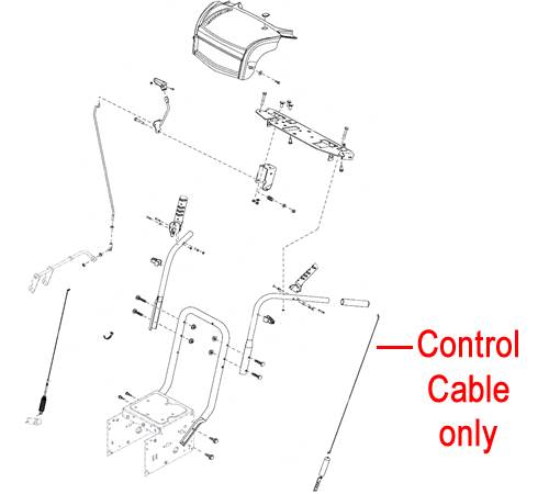 Stiga Snow Rex & Fox Control Cable 1812-2029-01-image-26536