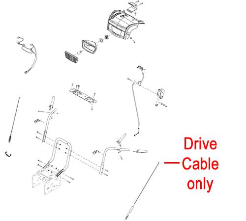 Stiga Snow Prisma & Blizzard Drive Cable 1812-2126-01-image-26537