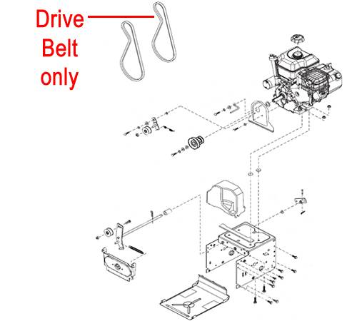Stiga Snow Fox & Blizzard Drive Belt 1812-2220-01-image-26539