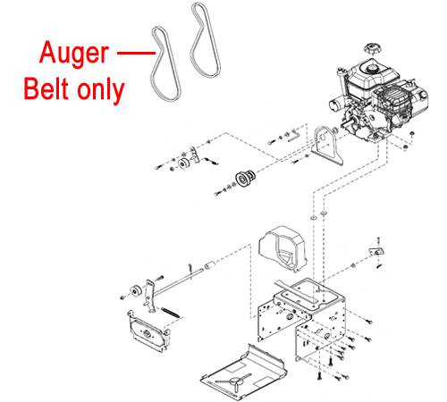 Stiga Snow Fox Drive Belt Auger 1812-2784-01-image-26545