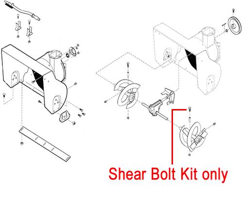 Stiga Snow Flake, Power & Blizzard Shear Bolt Kit 1812-9005-01-image-26546