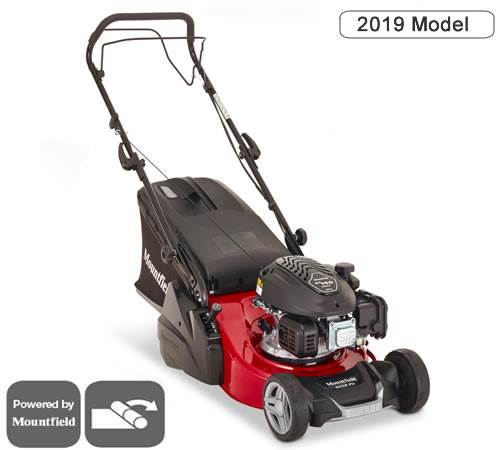Side view of Mountfield S421R PD Self Propelled Rear Roller Lawnmower