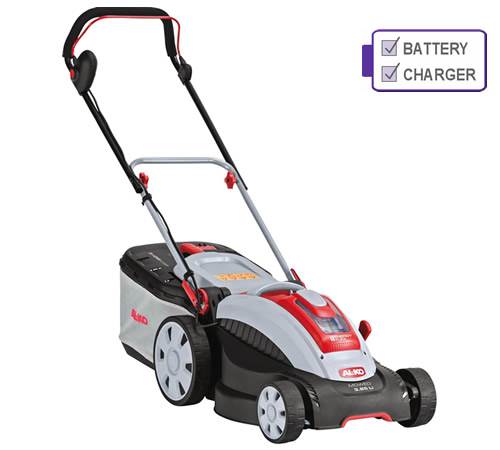 Side view of AL-KO 38.5 Li Hand-propelled Cordless Lawn mower