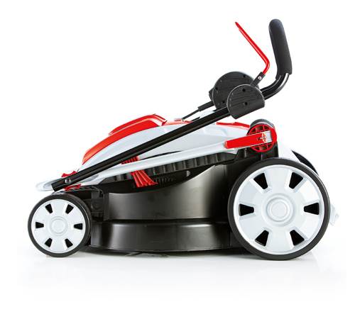 Side view of AL-KO 38.5 Li Hand-propelled Cordless Lawn mower