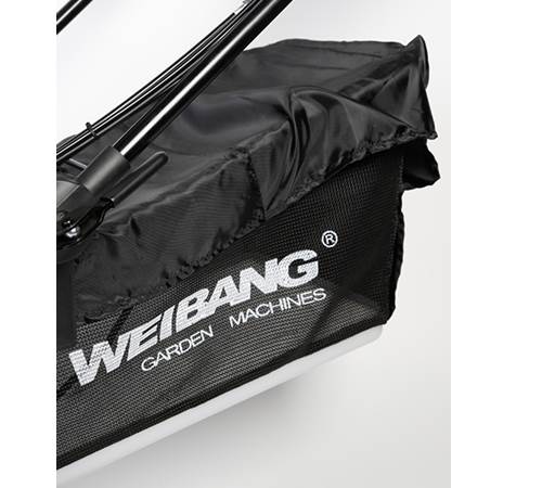 Side view of Weibang Legacy 48 Pro BBC Self-Propelled Rear Roller Lawn mower