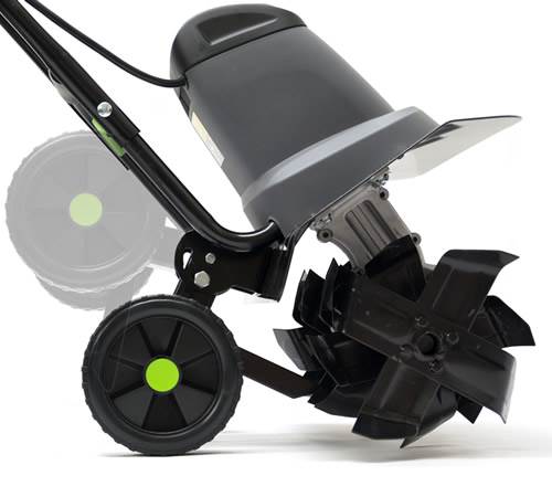 Side view of Handy 43cm Electric Garden Tiller