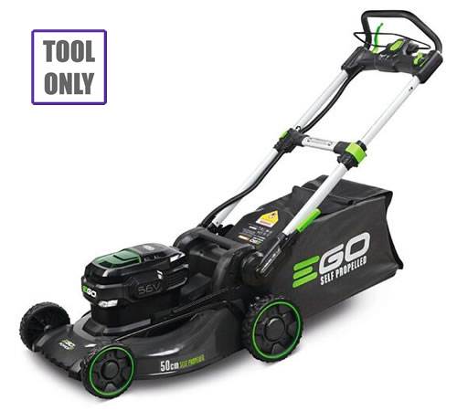 Side view of EGO Power + LM2020E-SP Self-Propelled Cordless Lawnmower (No Battery/Charger)