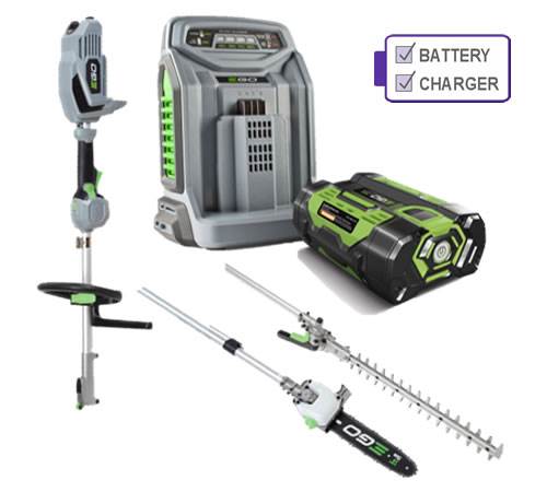 Side view of EGO Power + MHCC1002E Multi-Tool Kit