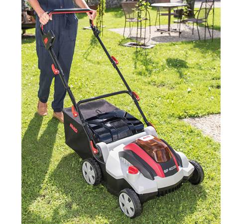 Side view of AL-KO EnergyFlex SF 4036 Cordless Scarifier (No Battery/Charger)