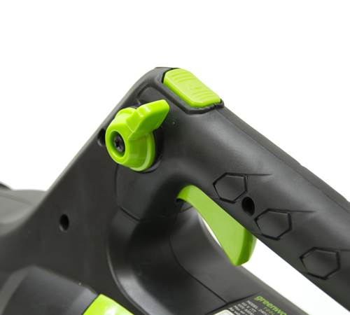Side view of Greenworks GD60AB 60v Cordless Axial Leaf Blower (No Battery/Charger)