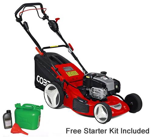 Side view of Cobra MX515SPBI 20" Self-Propelled 5 Speed Rotary Lawnmower
