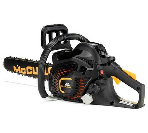 Side view of McCulloch CS35S Petrol Chainsaw