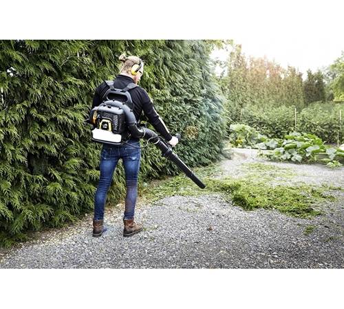 Side view of McCulloch GB355BP Backpack Blower