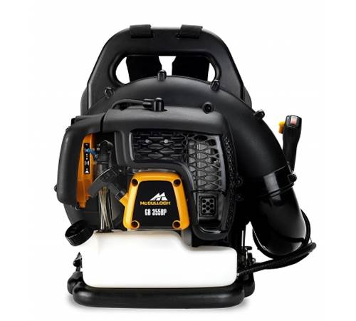 Side view of McCulloch GB355BP Backpack Blower