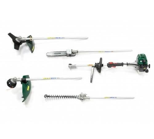 Side view of Webb MC26 4-in-1 Petrol Multi Tool