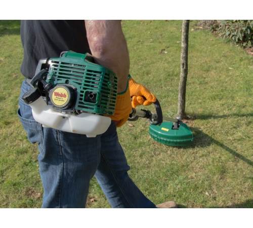 Side view of Webb MC26 4-in-1 Petrol Multi Tool