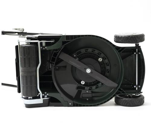 Side view of Webb Supreme RR17LIP Cordless Rear Roller Lawnmower