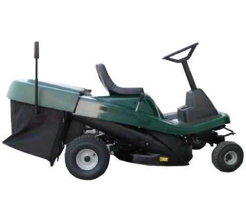 Side view of Webb 12530 Compact Lawn Rider