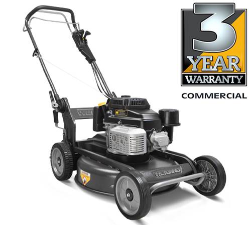 Side view of Weibang Virtue 53 SMP Self-Propelled Mulching Mower
