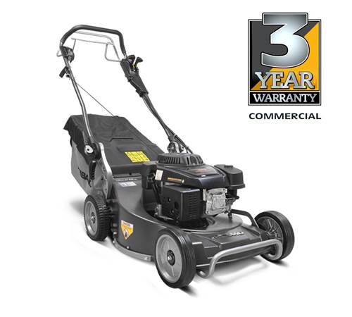 Side view of Weibang Virtue 53 ASD Pro BBC Self-Propelled Petrol Lawnmower
