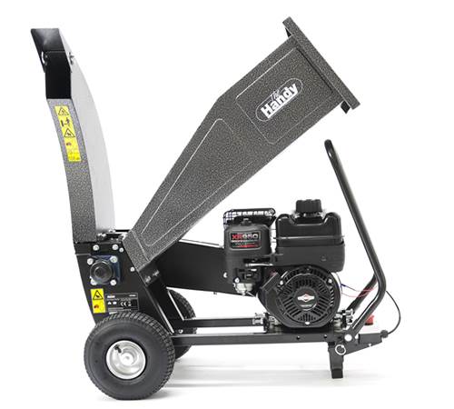 Side view of Handy 208cc Petrol Chipper/Shredder (THPDS65)