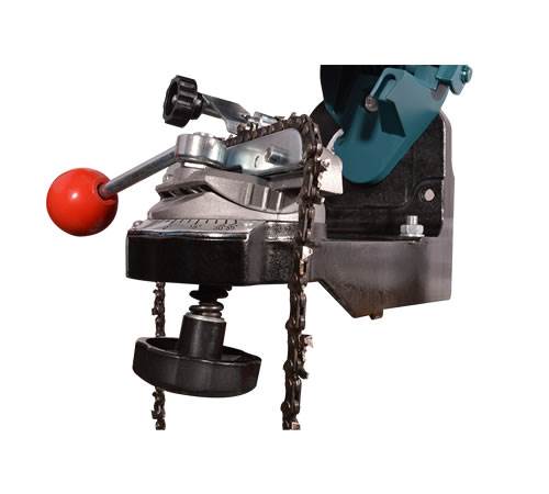Side view of Portek Ultra 3 Professional Chainsaw Sharpener