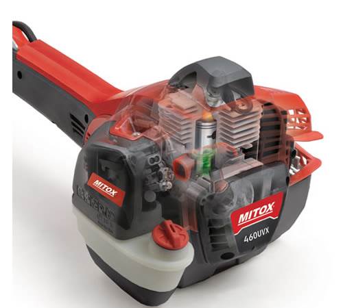 Side view of Mitox 460UVX Premium Brushcutter