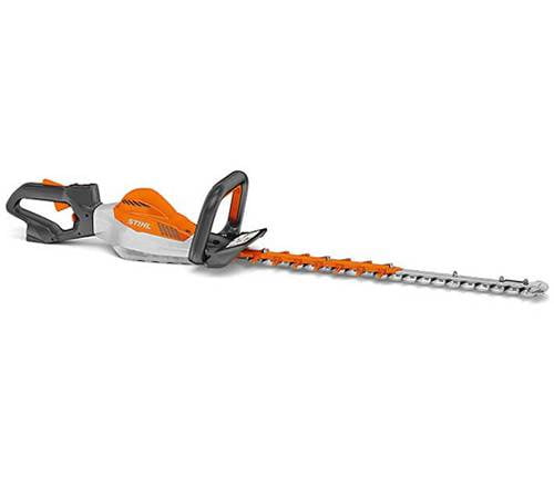 Side view of Stihl HSA 94 T Cordless Hedge Trimmer 24"