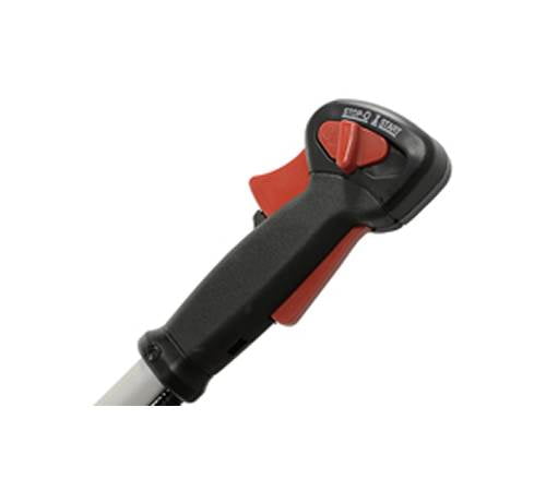 Side view of Cobra BCX370CU Petrol Bike Handle Brush cutter