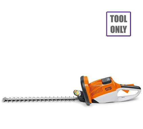 Side view of Stihl HSA 66 Cordless Hedge Trimmer (tool only)