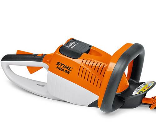 Side view of Stihl HSA 66 Cordless Hedge Trimmer (tool only)