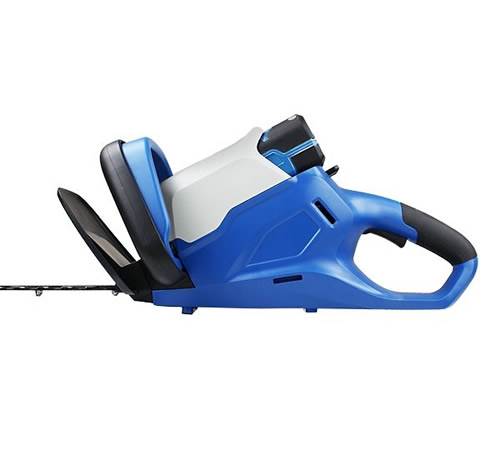 Side view of Hyundai HYHT60Li 60v Cordless Hedge trimmer (Tool Only)