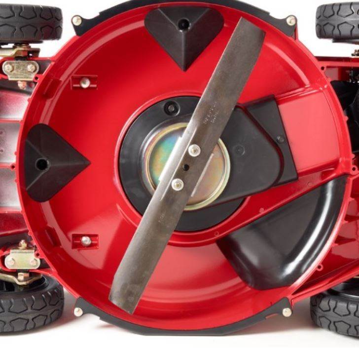 Side view of Toro 22280 53cm Heavy Duty 3-Speed 2 in 1 Lawn mower
