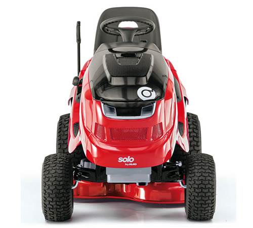 Side view of AL-KO T15-103 HD-A Comfort Rear Collect Lawn Tractor