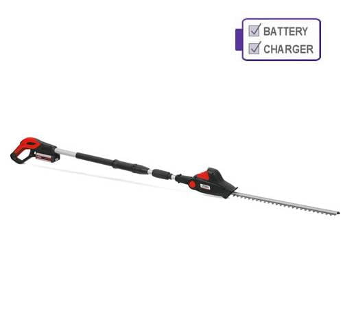 Side view of Cobra LRH5024V 24v Cordless Long Reach Hedge Trimmer