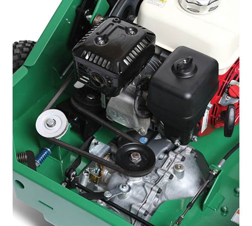 Side view of Billy Goat PL2501SPH Self Propelled Lawn Aerator