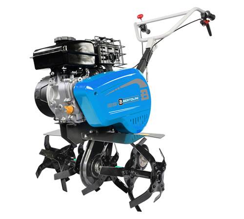 Side view of Bertolini BT155 Petrol Rotary Tiller
