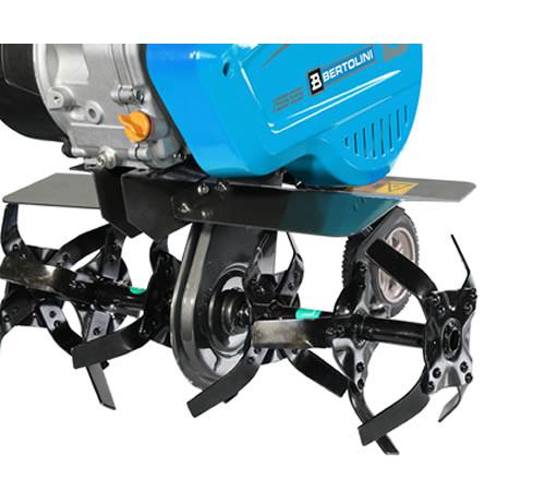 Side view of Bertolini BT155 Petrol Rotary Tiller
