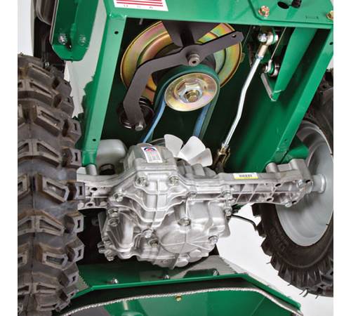 Side view of Billy Goat BC2600ICM Hydro Petrol Wheeled Brushcutter