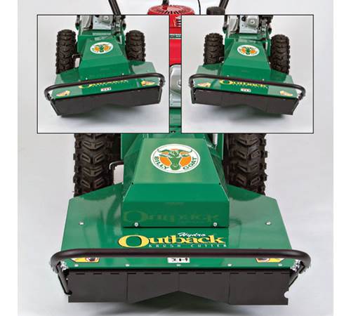 Side view of Billy Goat BC2600ICM Hydro Petrol Wheeled Brushcutter