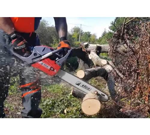 Side view of Efco MTH-5100 18" Petrol Chainsaw