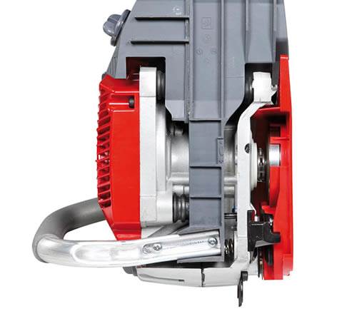 Side view of Efco MTH-5100 18" Petrol Chainsaw