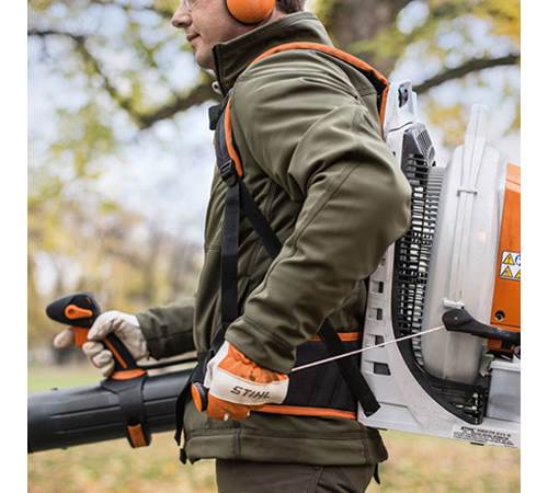 Side view of Stihl BR800 Petrol Backpack Blower