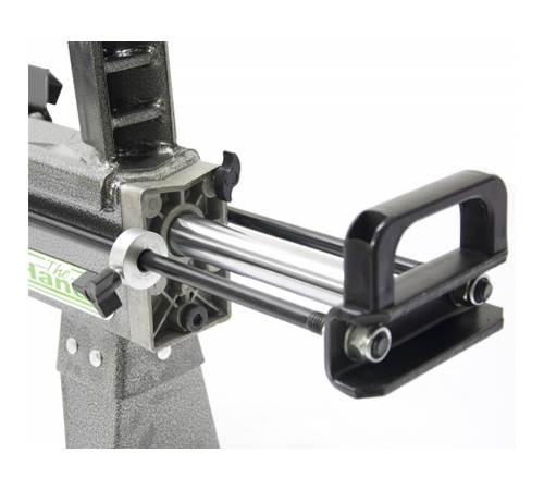 Side view of Handy THLS-4G 4 Ton Electric Log Splitter with Guard