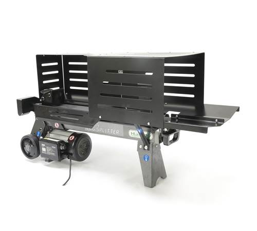 Side view of Handy THLS-6G 6 Ton Electric Log Splitter with Guard